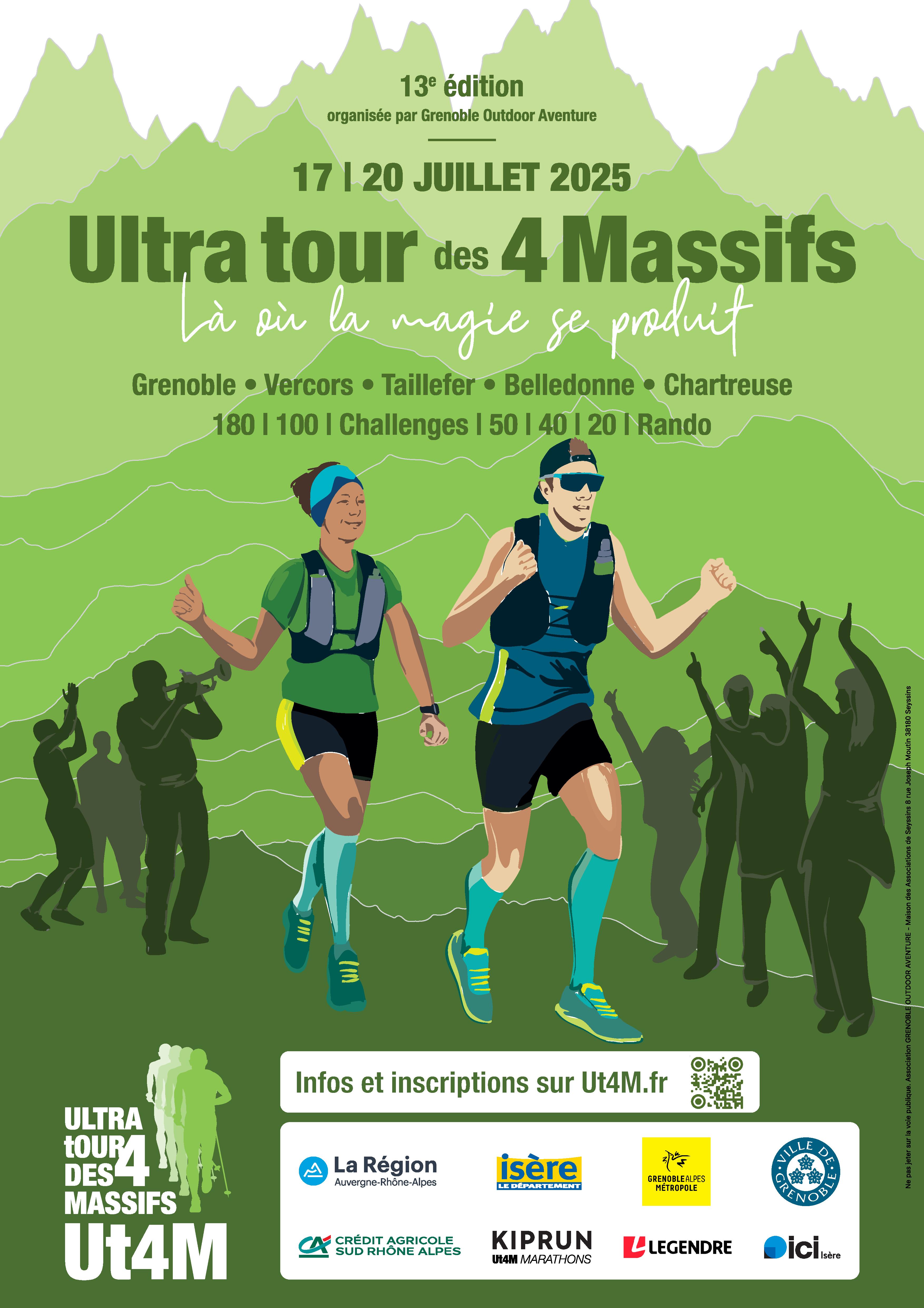 Ut4M : Ultra tour des 4 Massifs