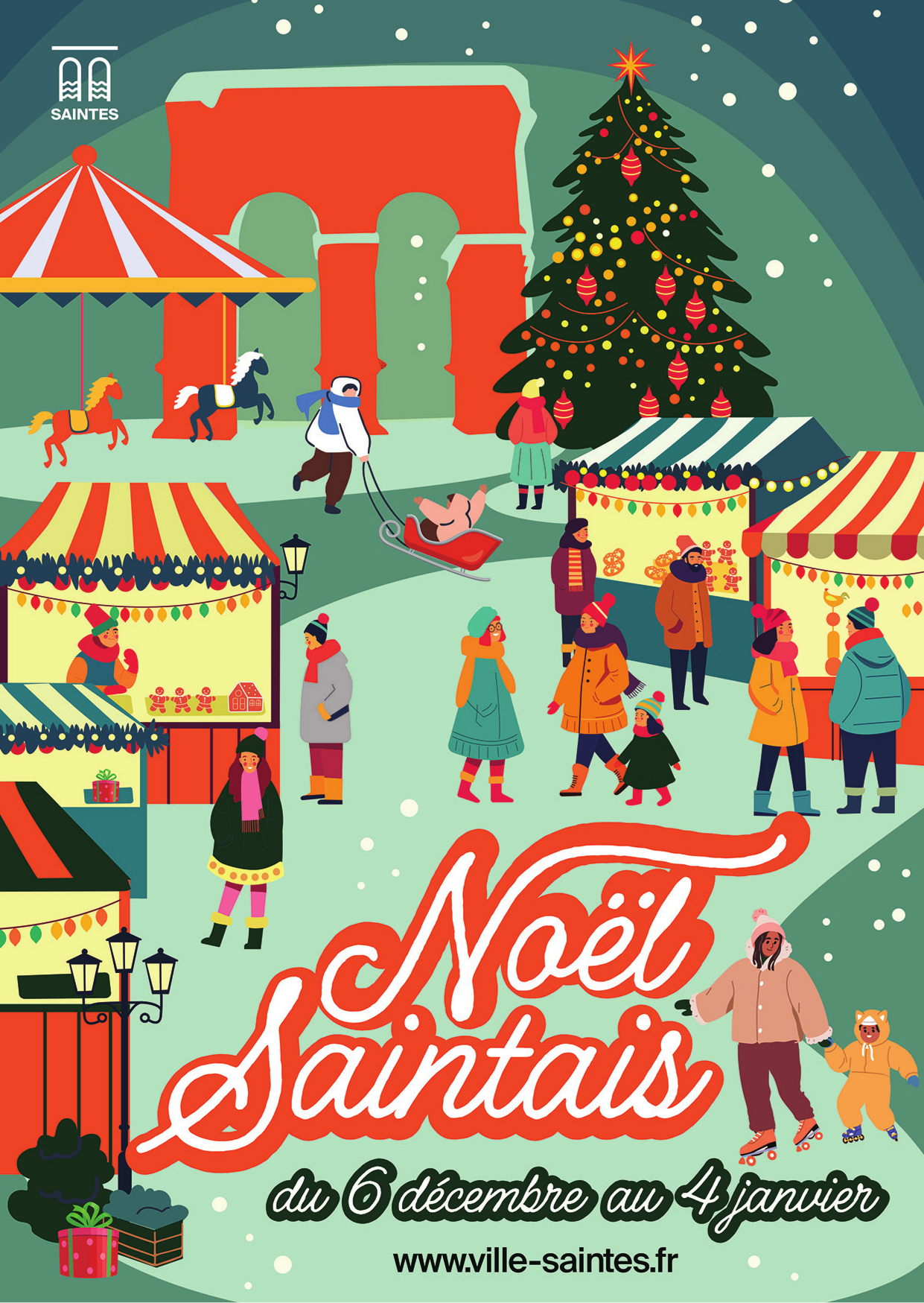 Noël Saintais - Les manèges de Noël