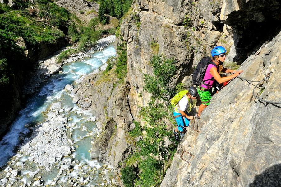 Via ferrata de Saint Christophe en Oisans - Tronçon 1