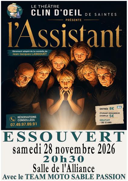 Théâtre comédie "L’Assistant"