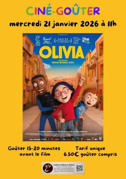 Ciné-goûter : 'Olivia'_Laragne-Montéglin - © Cinéma Théâtre Le Phénix