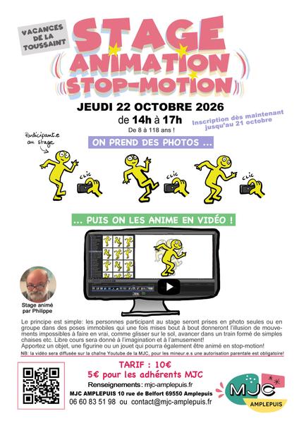 Stage animation stop motion