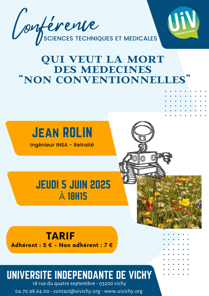 Conférence : Qui veut la mort des médecines "non conventionnelles"