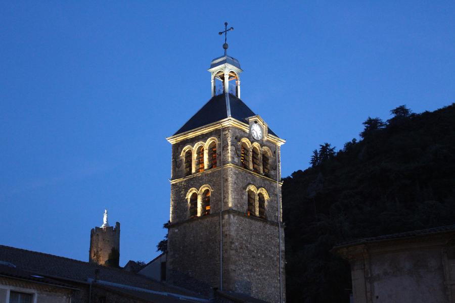 Collégiale de nuit