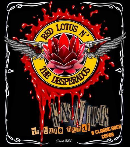 Soirée 100% reprises Classic Rock & Guns N' Roses avec RED LOTUS N' THE DESPERADOS à L'Usine Marcoussis 