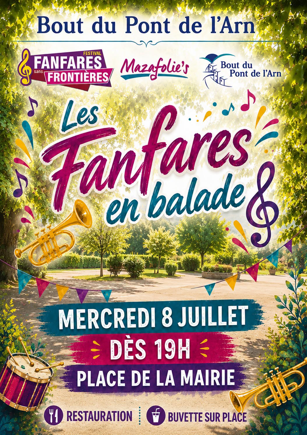Les fanfares en balade_Bout-du-Pont-de-Larn