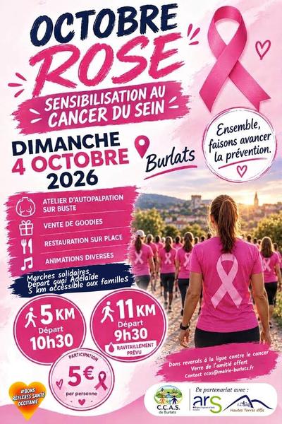 Breast Cancer Awareness Month in Burlats
