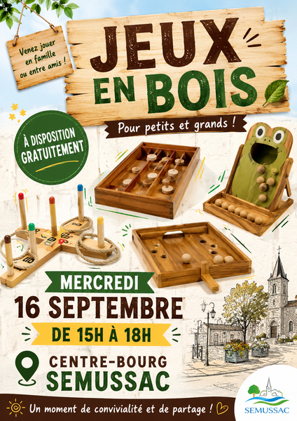 Jeux en bois géants