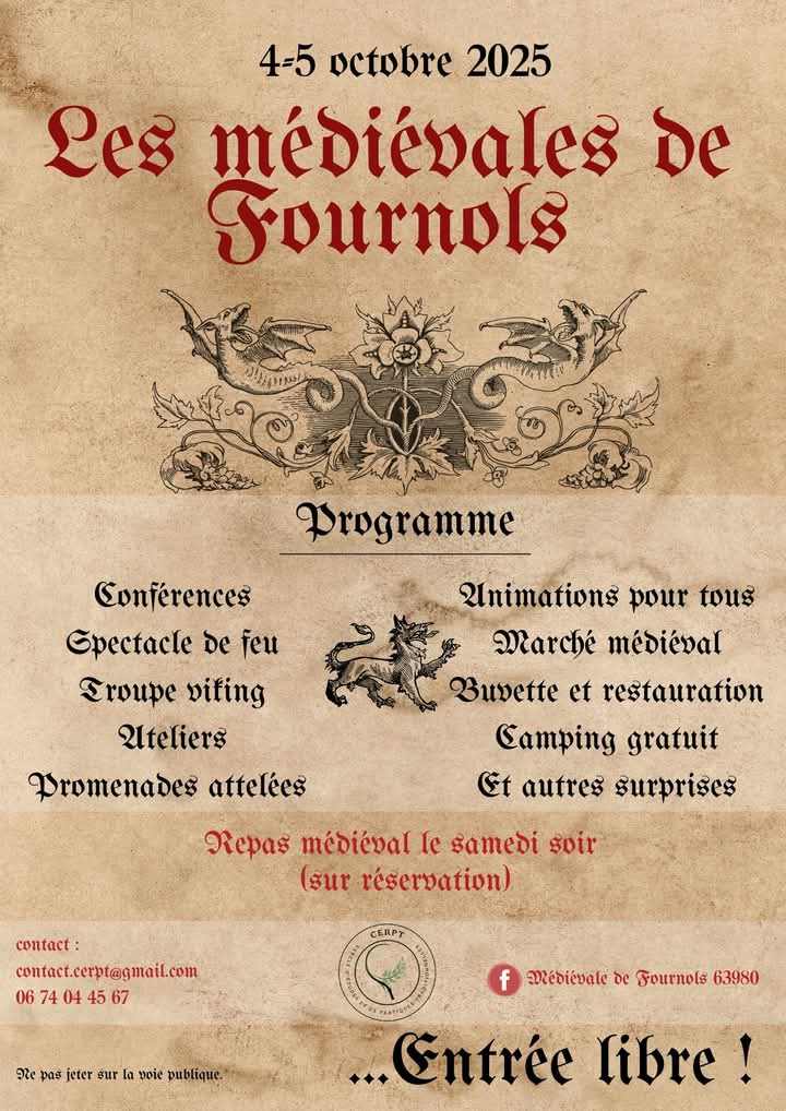Médiévales de Fournols