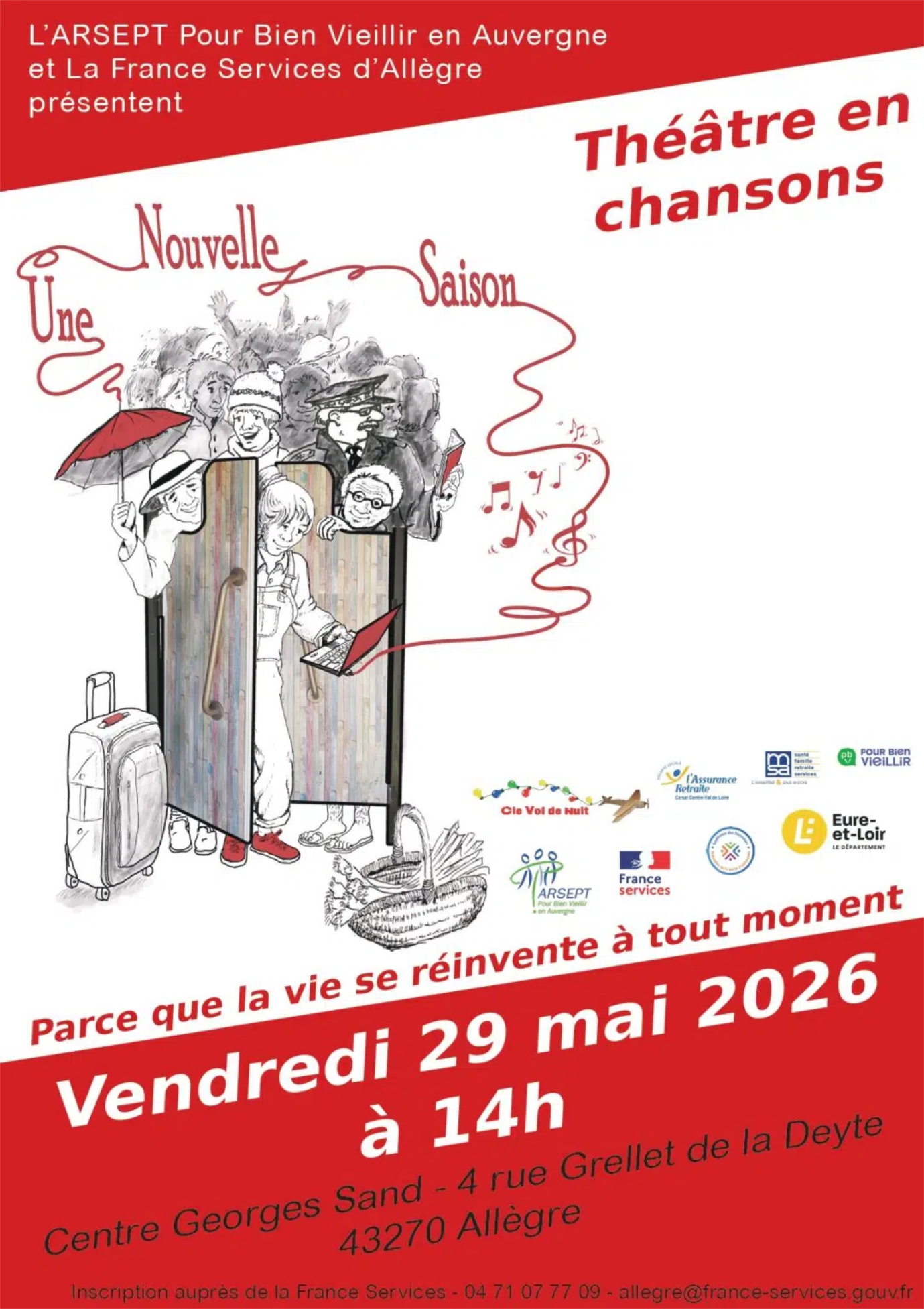 Théâtre en chansons : une nouvelle saison