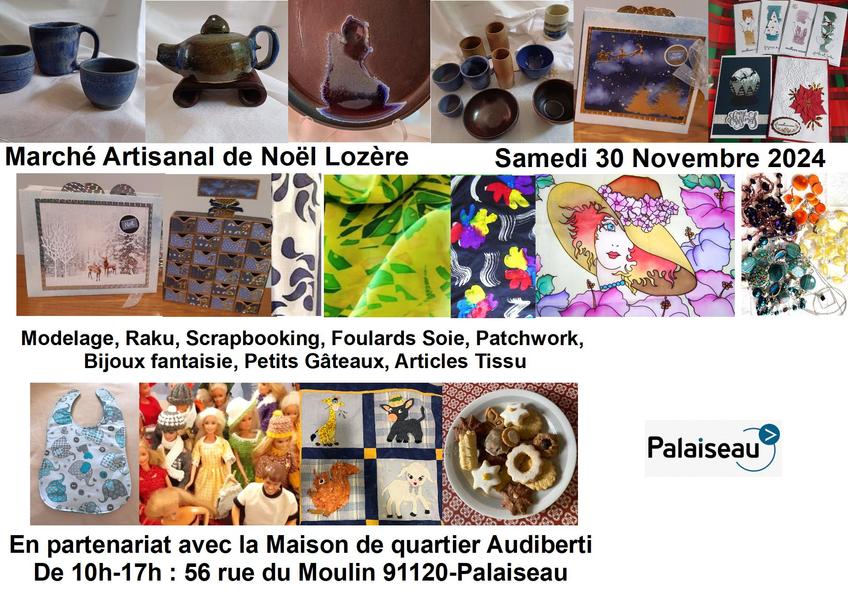 Marché Artisanal de Noël Lozère Le 30 nov 2024