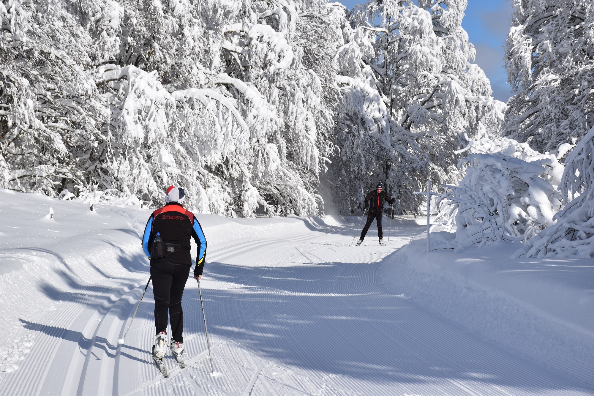 Piste noire de ski de fond du Plateau de Retord : Le Tour du Retord