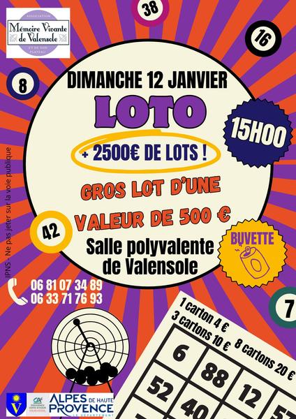 Loto Le 12 janv 2025