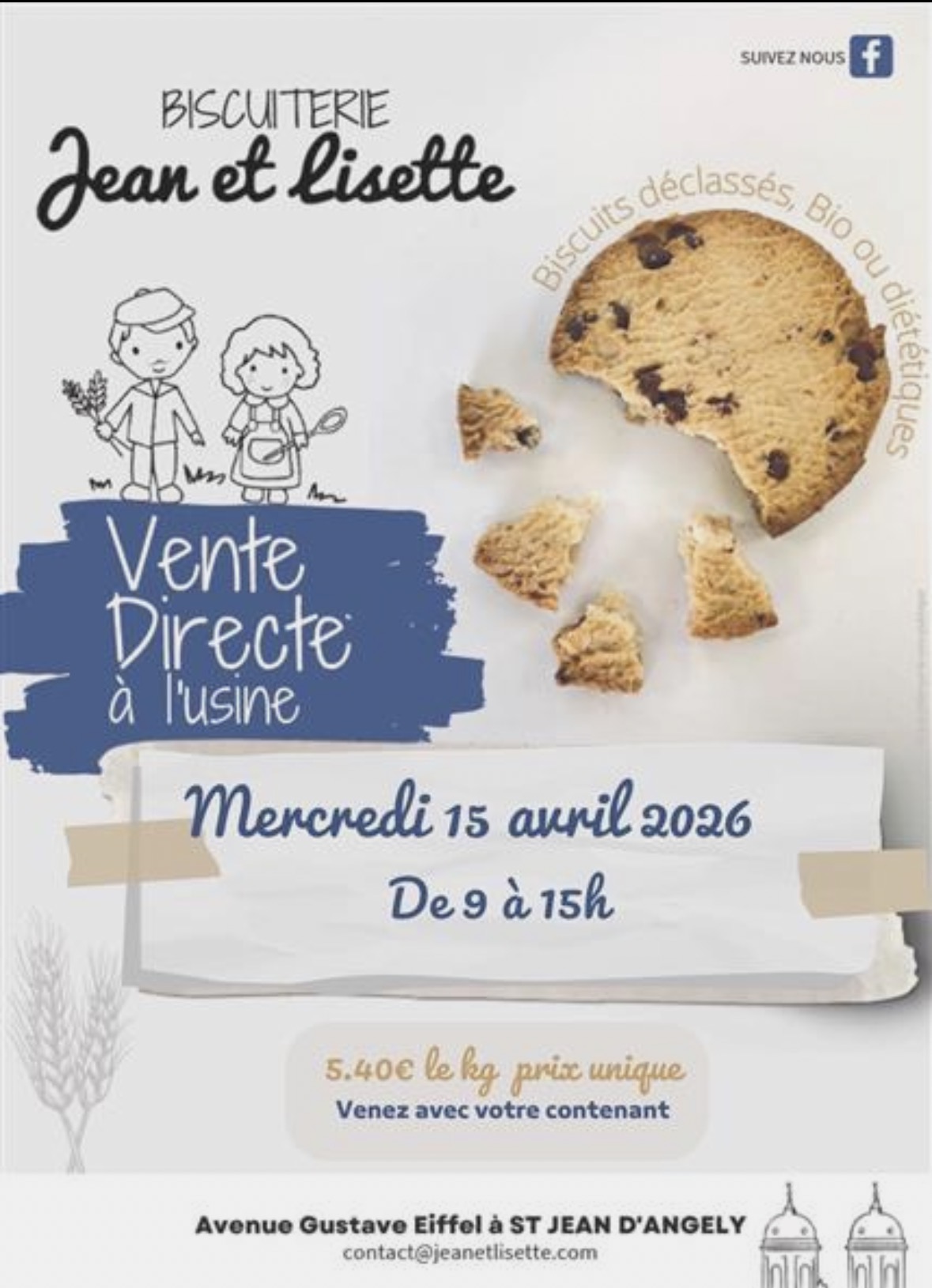 Vente directe à l'usine