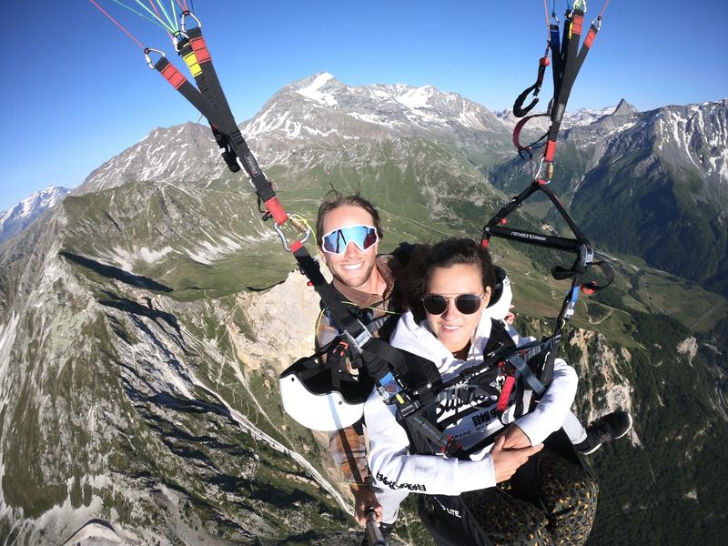 Vol parapente Vallandry Ecole de Parapente des Arcs