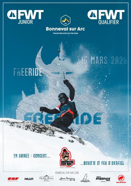 Freeride World Tour Qualifier & Junior Bonneval sur Arc 3*** Du 15 au 16 mars 2025