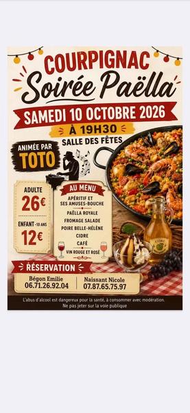 Soirée Paëlla