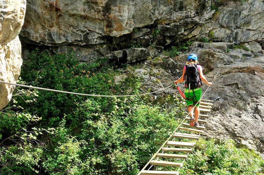Via ferrata de Saint Christophe en Oisans - Tronçon 1