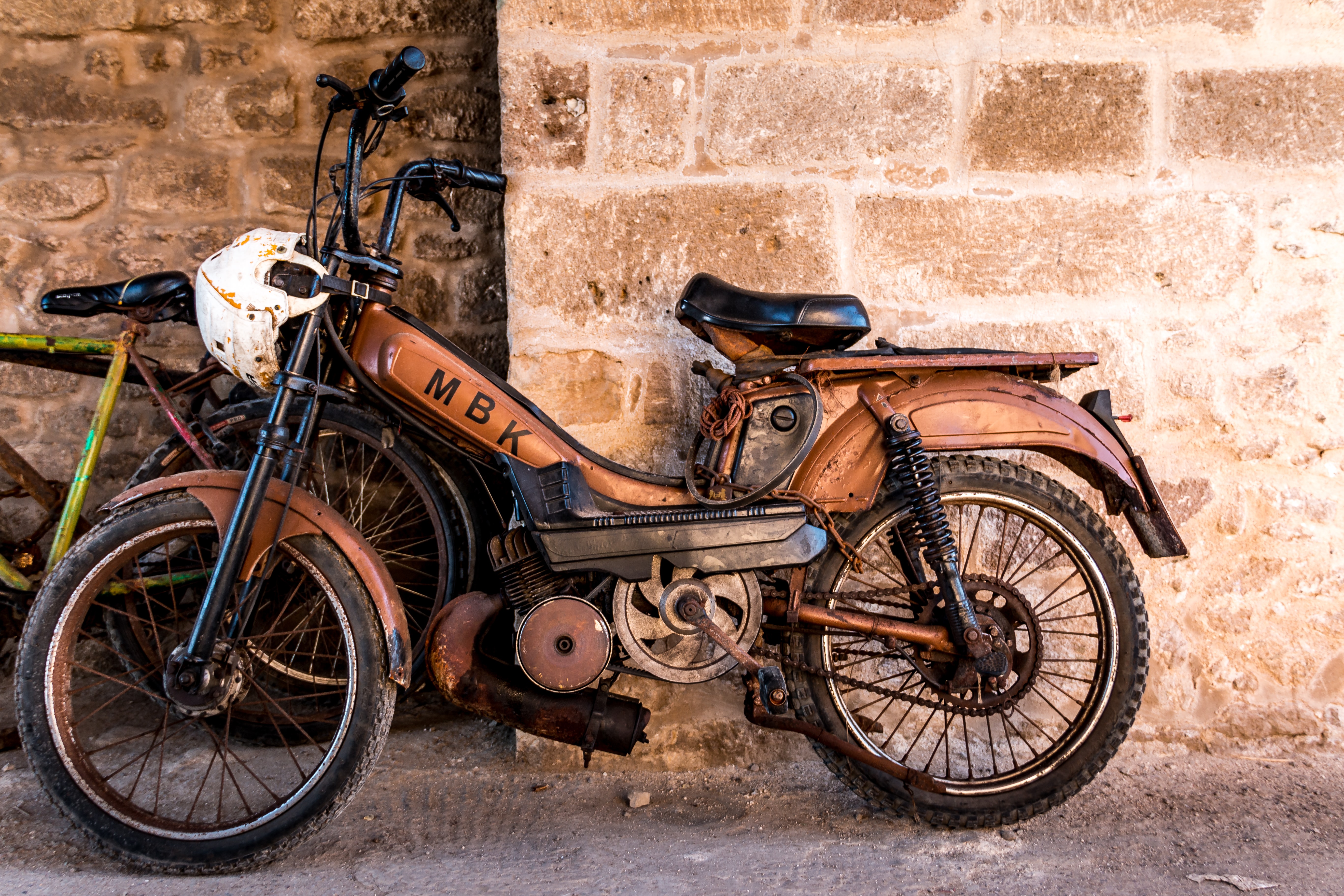 Old moped