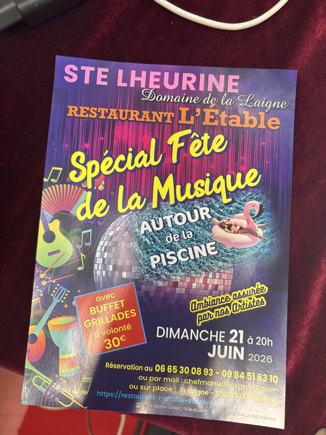 Soirée spéciale Fête de la musique