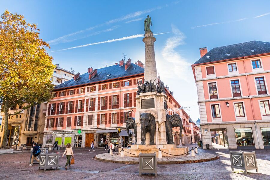 place des éléphants
