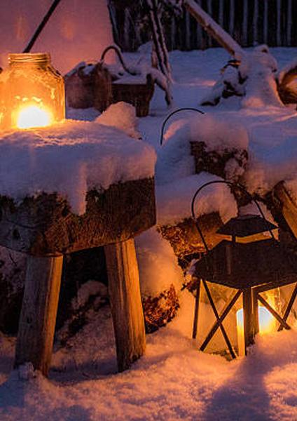 Nocturne à la cabane aux lampions