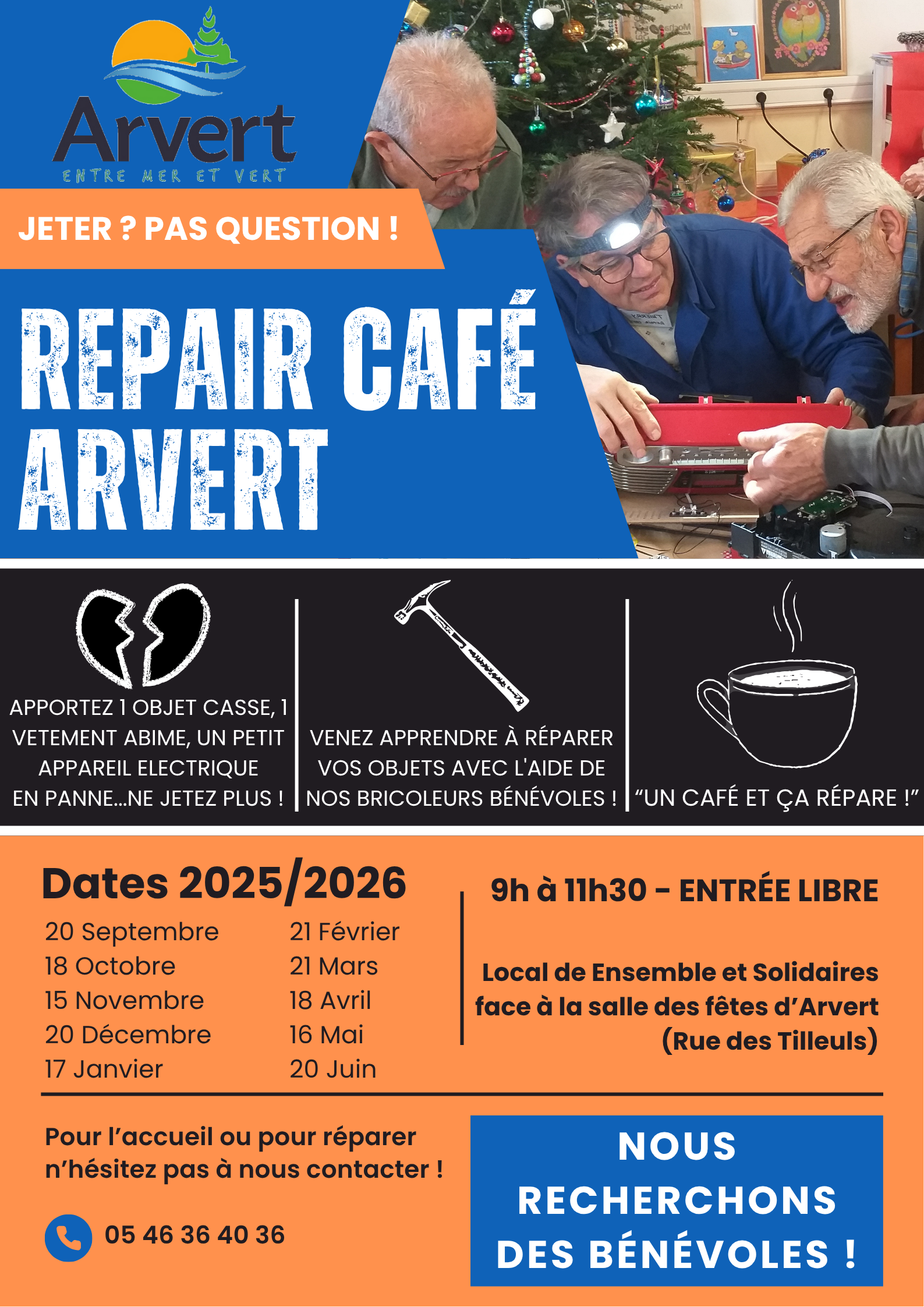 Repair Café - Jeter ? Pas question !