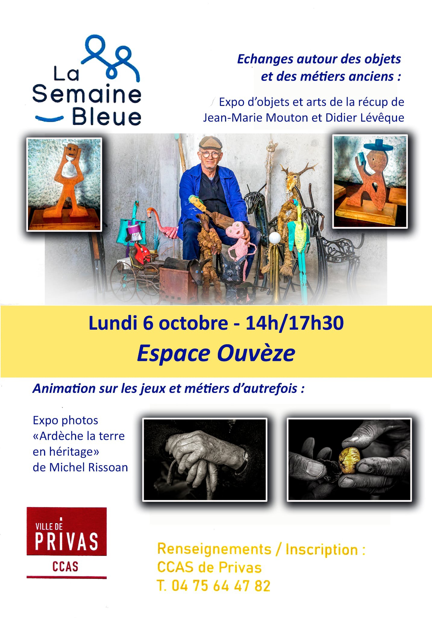 Exposition photos + expo objets & récup'