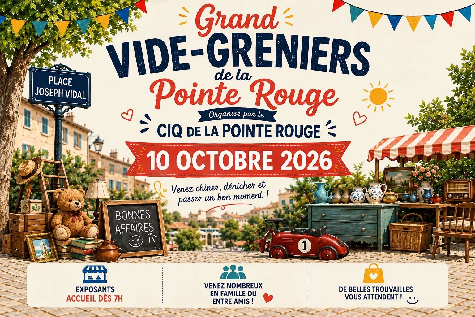 Vide grenier de la Pointe Rouge