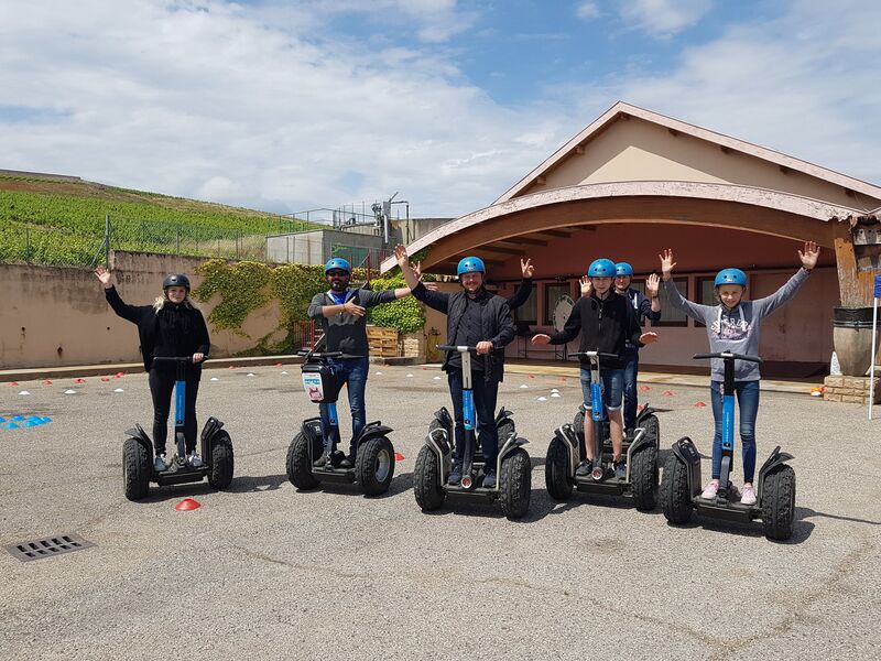 activité gyropode à la Cave Christophe Savoye