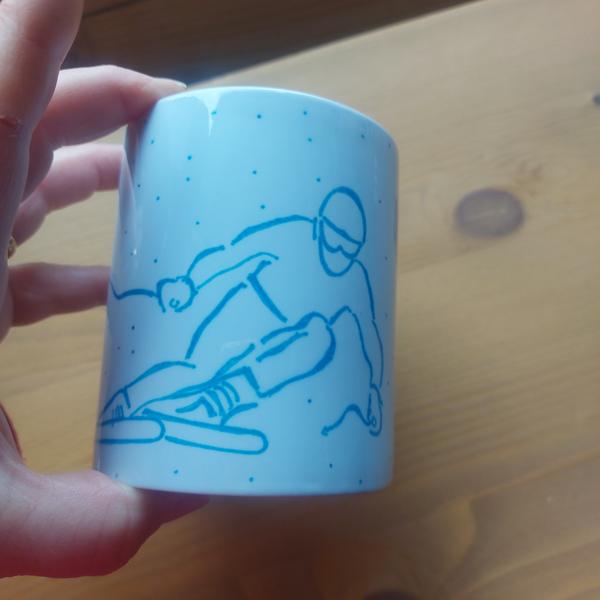 Ceramic mug decoration workshop_Les Gets