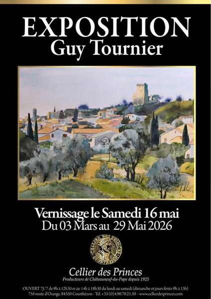 Exposition de Guy Tournier au Cellier des Princes_Courthézon