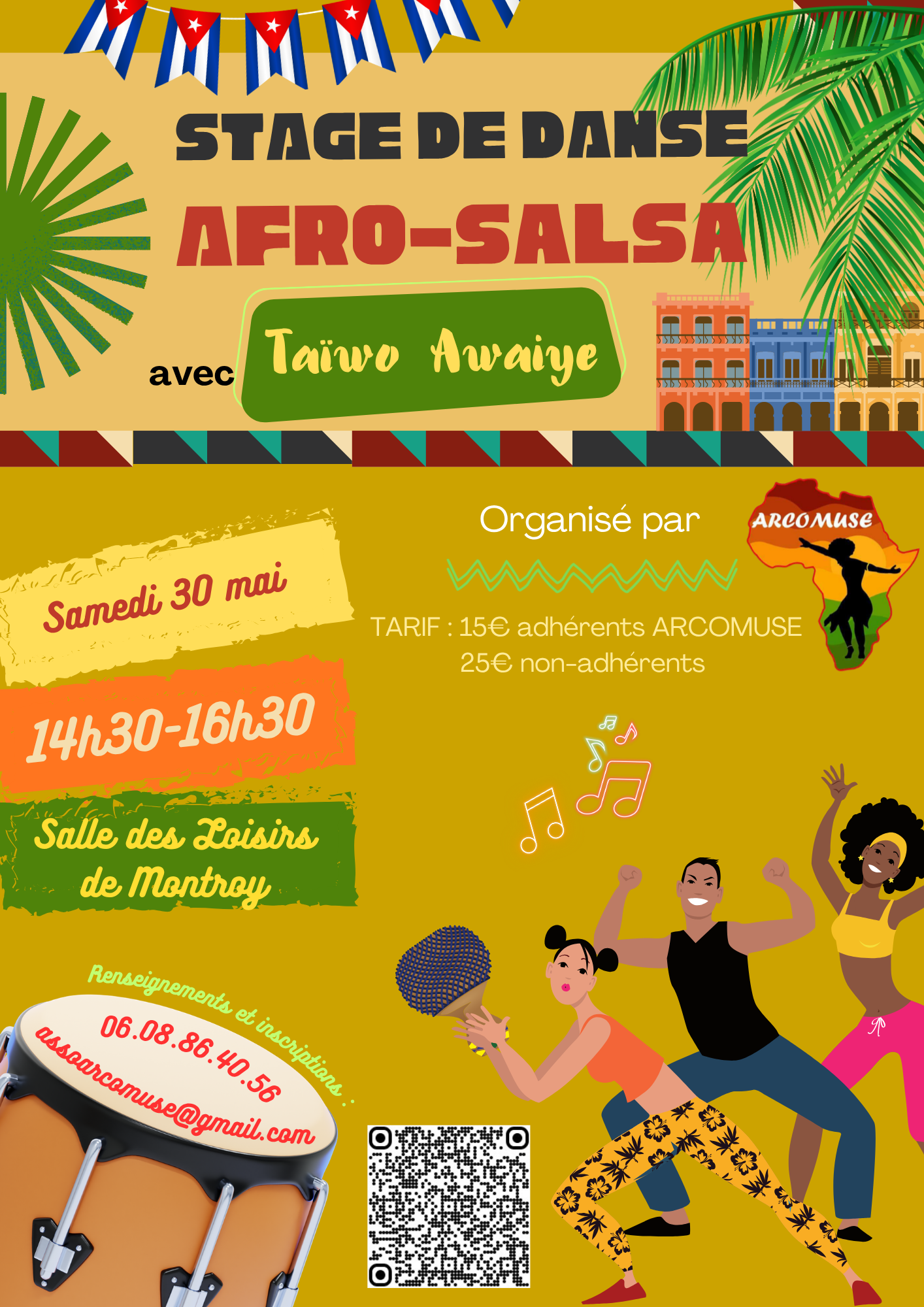 Stage de danse afro-salsa