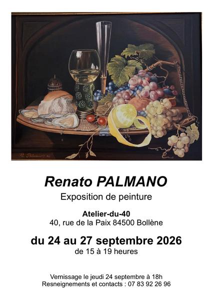 Exposition Rénato Palmano (peinture) - Bollène>