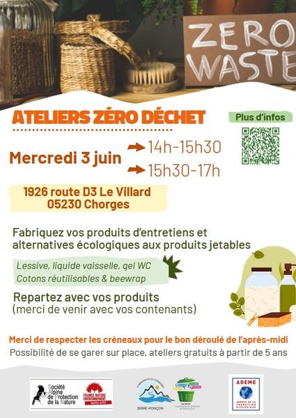 Atelier Fabrication de produits zéro déchet