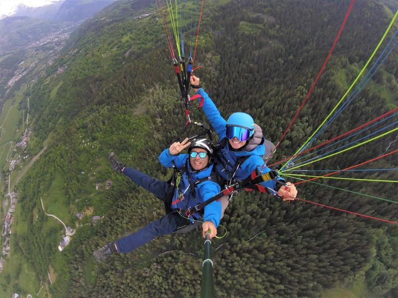 Biplace Les Arcs Ecole de Parapente des Arcs
