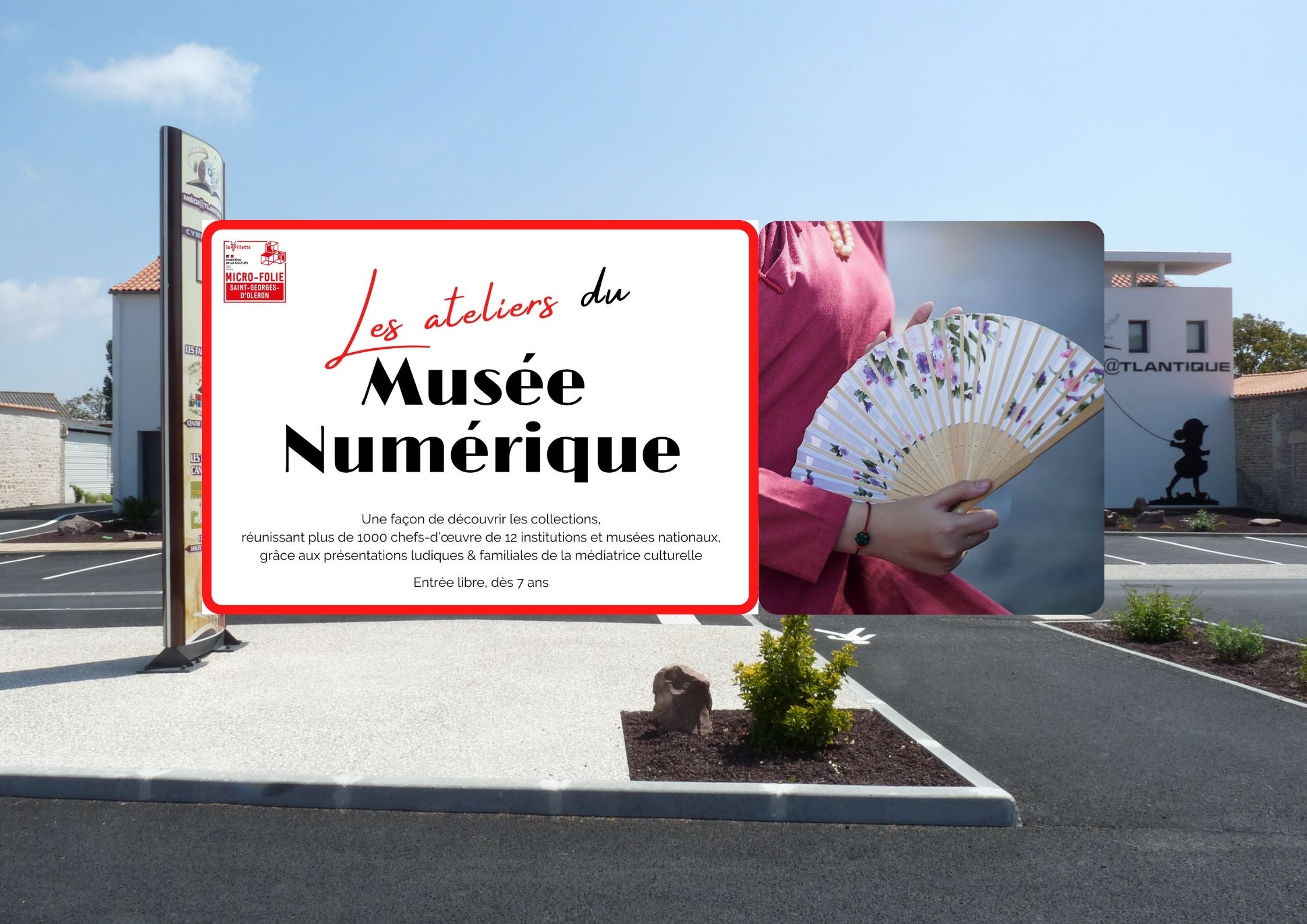 Atelier éventail et découverte des œuvres de Micro-Folie