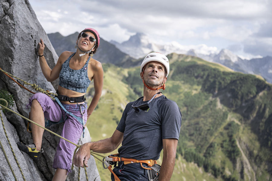 Escalade avec un guide au Grand-Bornand