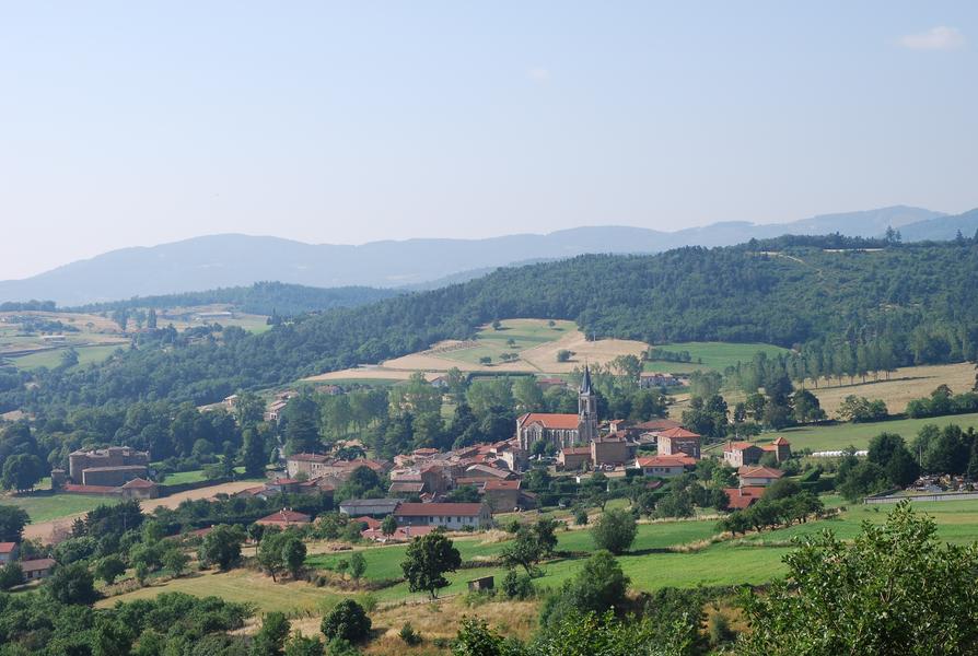 vue de Saint Alban d'Ay