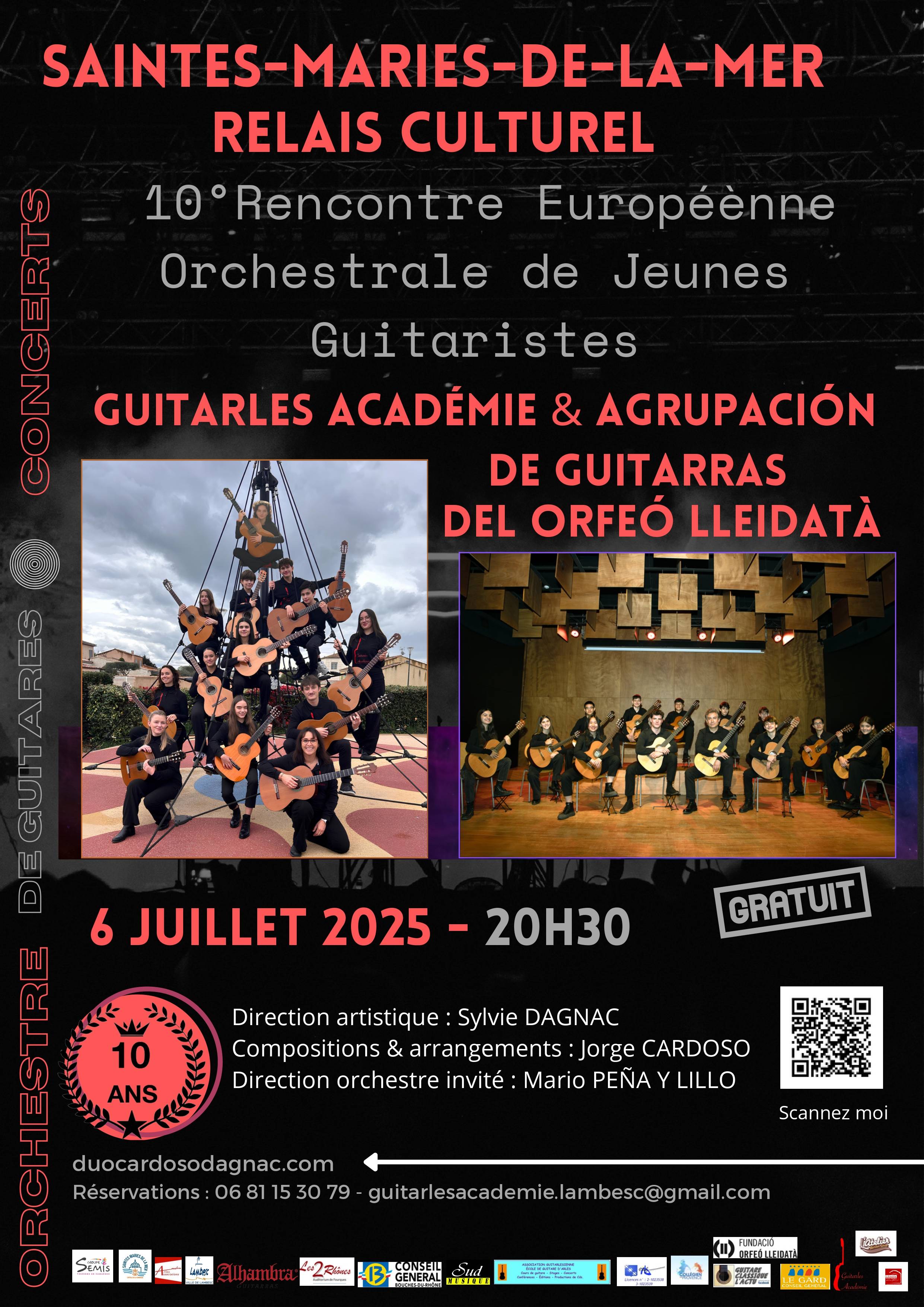 Rencontre orchestrale de jeunes guitaristes