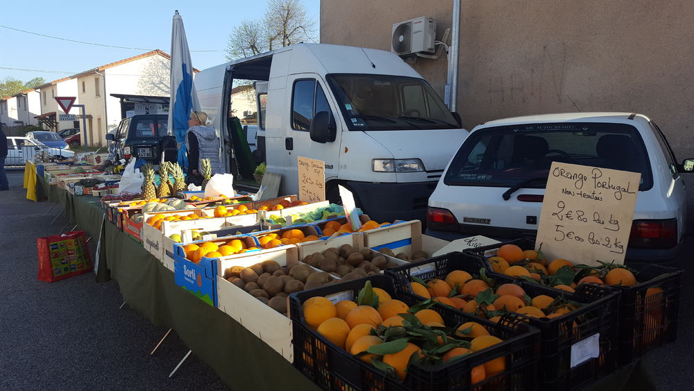 Stand fruits et légumes