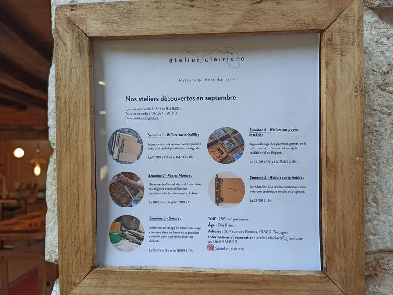 Un programme renouvelé chaque mois