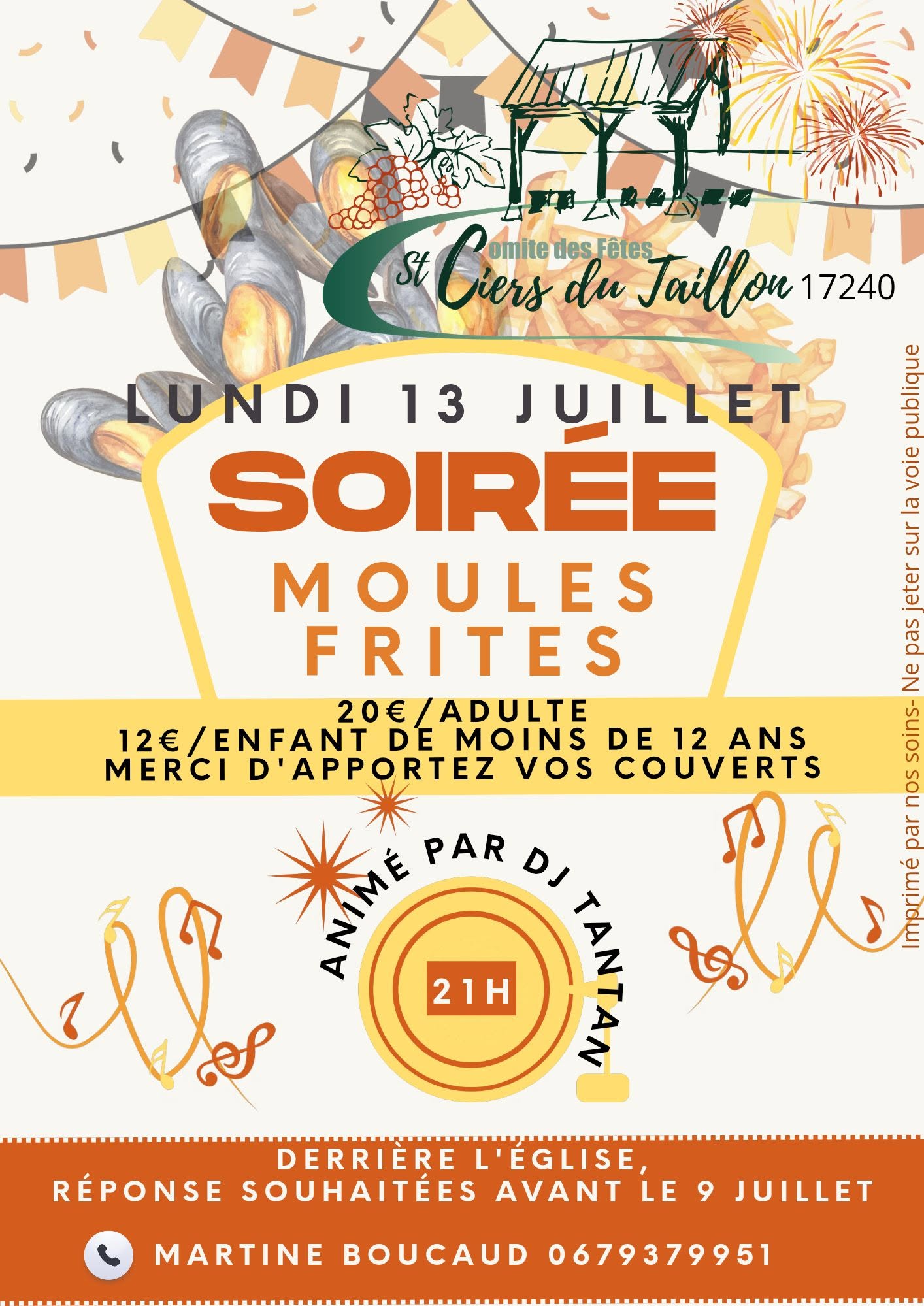 Soirée Moules Frites