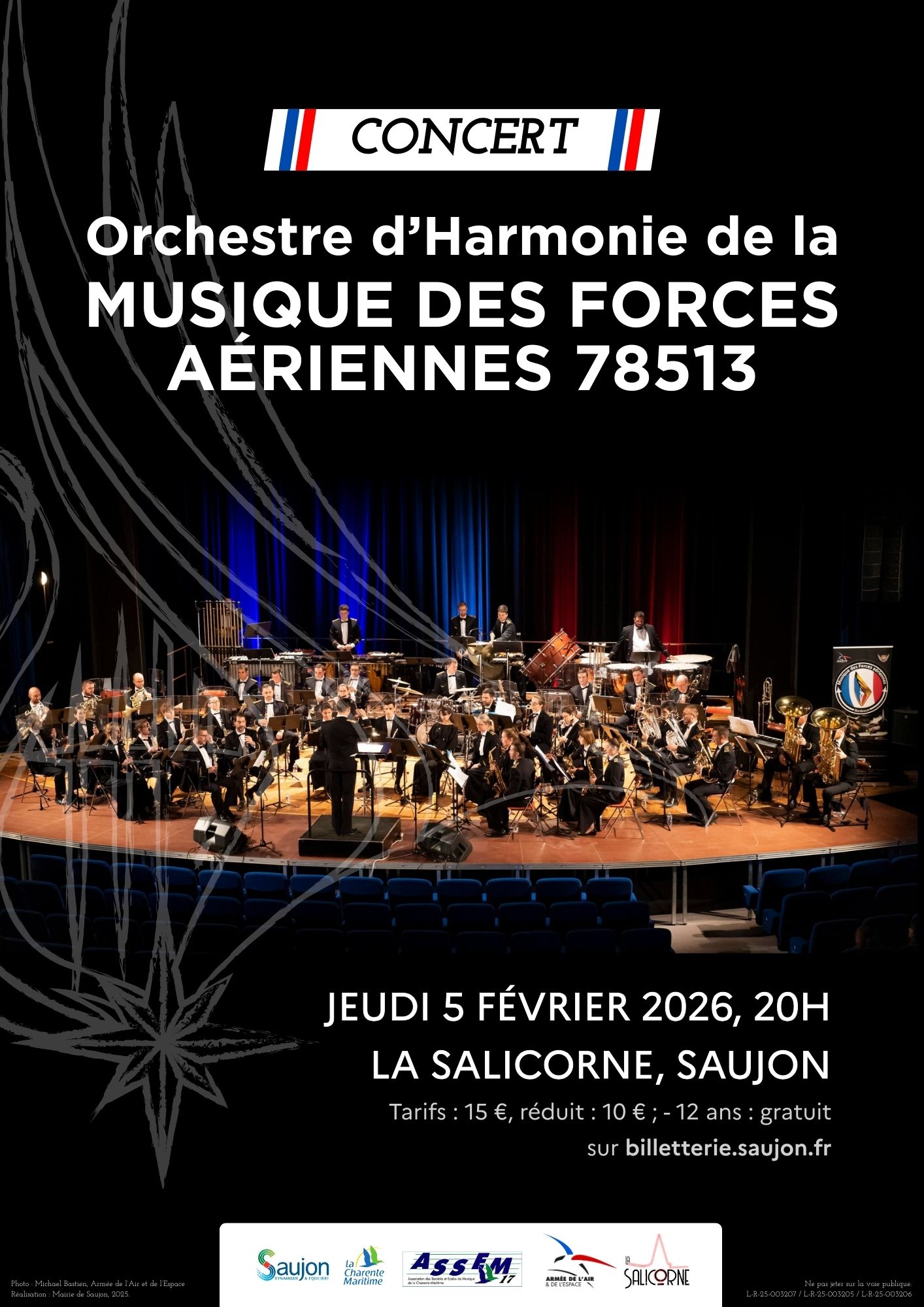 Concert de l’orchestre d’harmonie des forces aériennes de Bordeaux