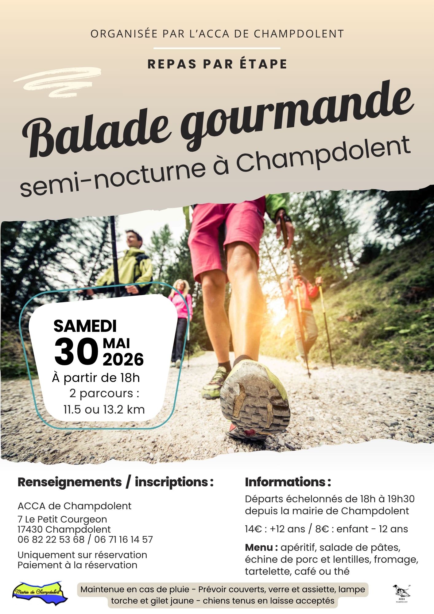 Escapade - Marche gourmande semi-nocturne