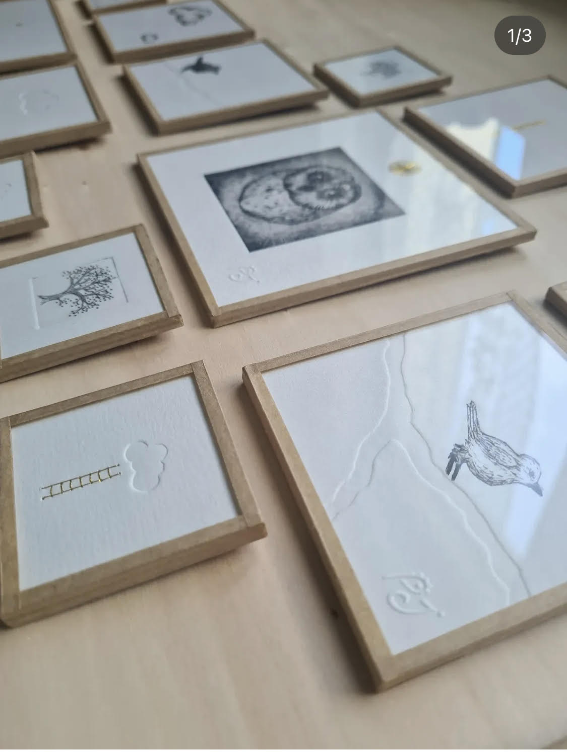 Encadrement bordé papier_Vienne