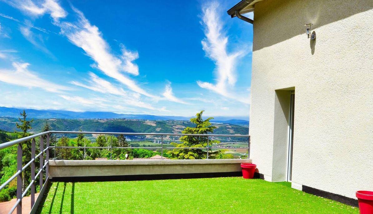 La terrasse privative avec vue