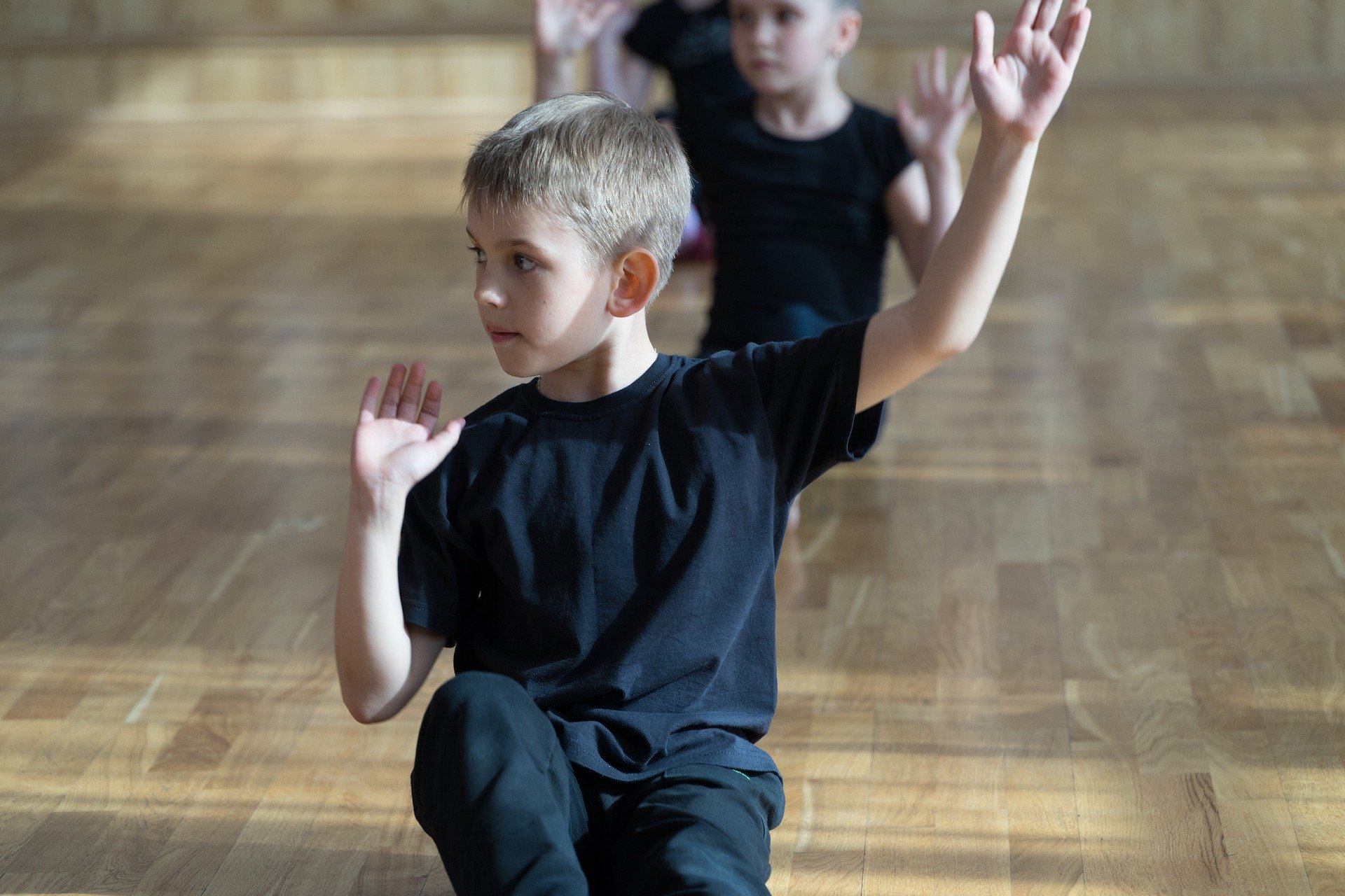 Kids dancing