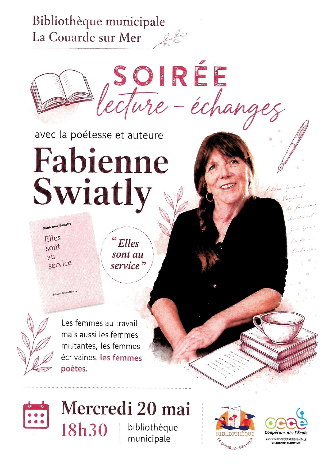 Soirée lecture - échanges avec la poétesse Hélène Swiatly