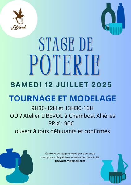 Stage de découverte poterie